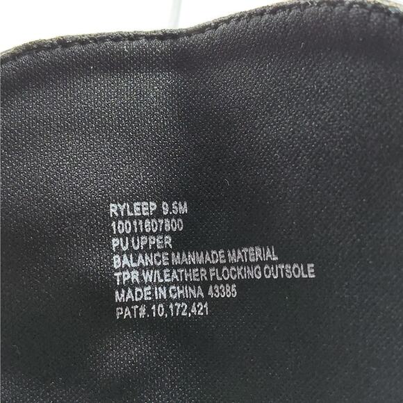 Wild Pair Womens Combat Boot Size 9.5 Black Knee High Lace Up Lug Sole Goth Moto - Picture 9 of 12